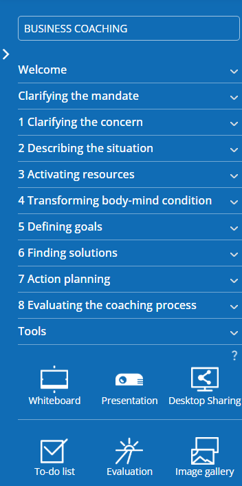 Workspace with sidebar enabled